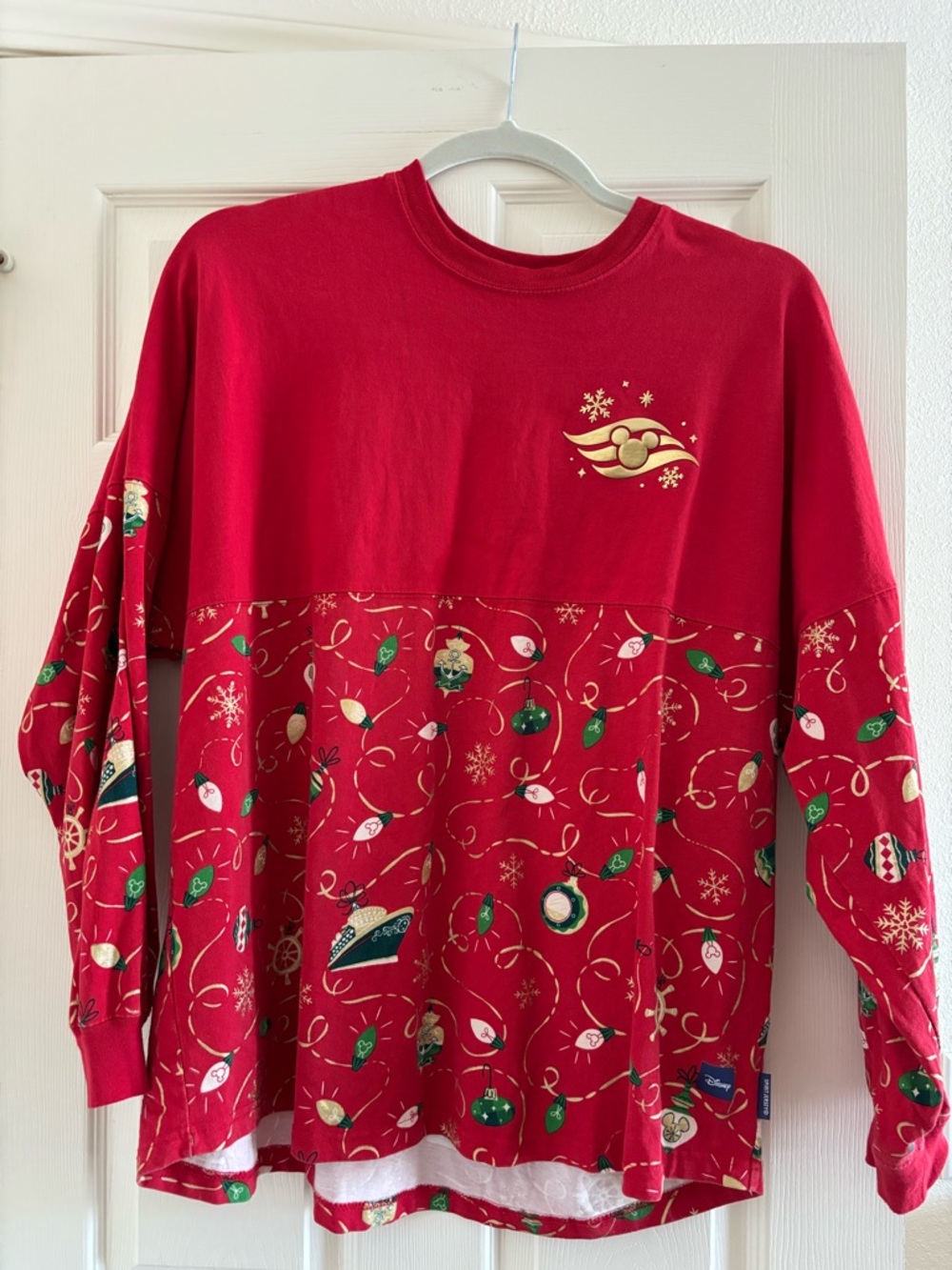 Disney Red Cruise Line Spirit Jersey.